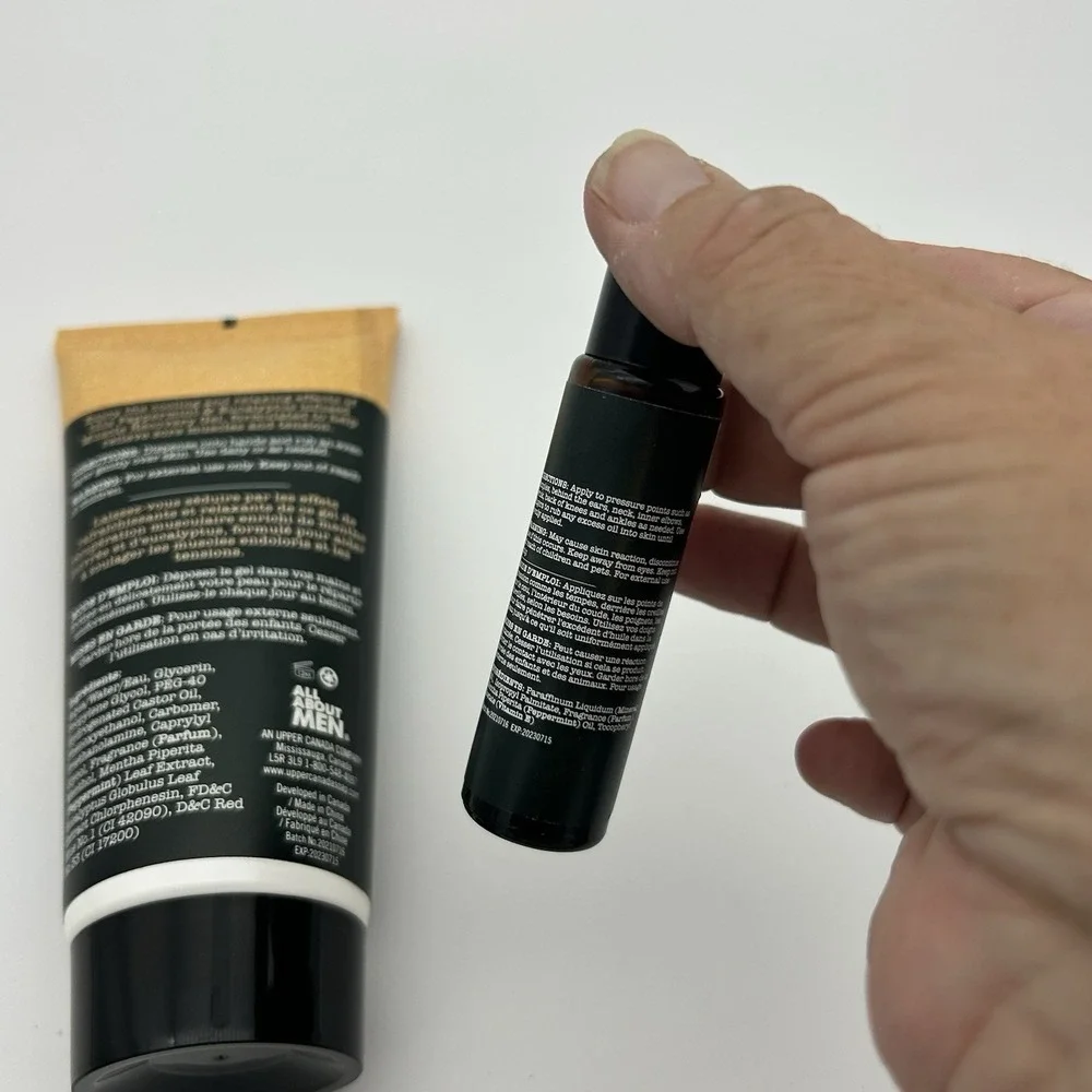 All About Men Muscle recovery‎ massaging gel &essential oil roller